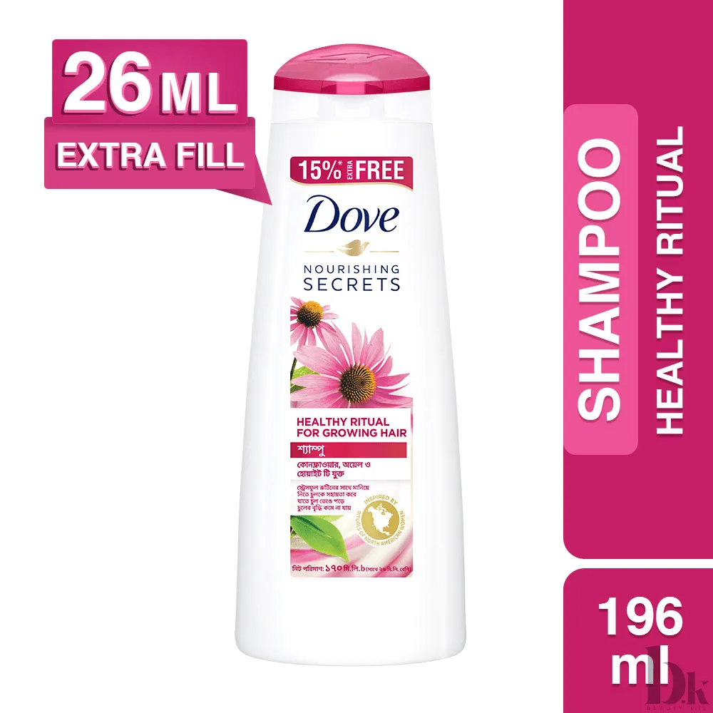 Dove Shampoo Healthy Grow 170ml (15% Extra) (196)