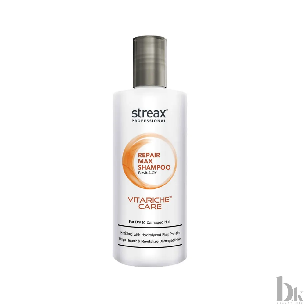 Streax Professionals Repair Max Shampoo for Dry to Damaged Hair (300ml)