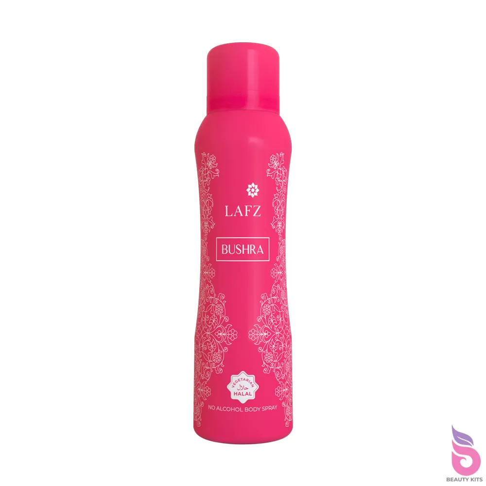 LAFZ Halal Body Spray Bushra (100gm)