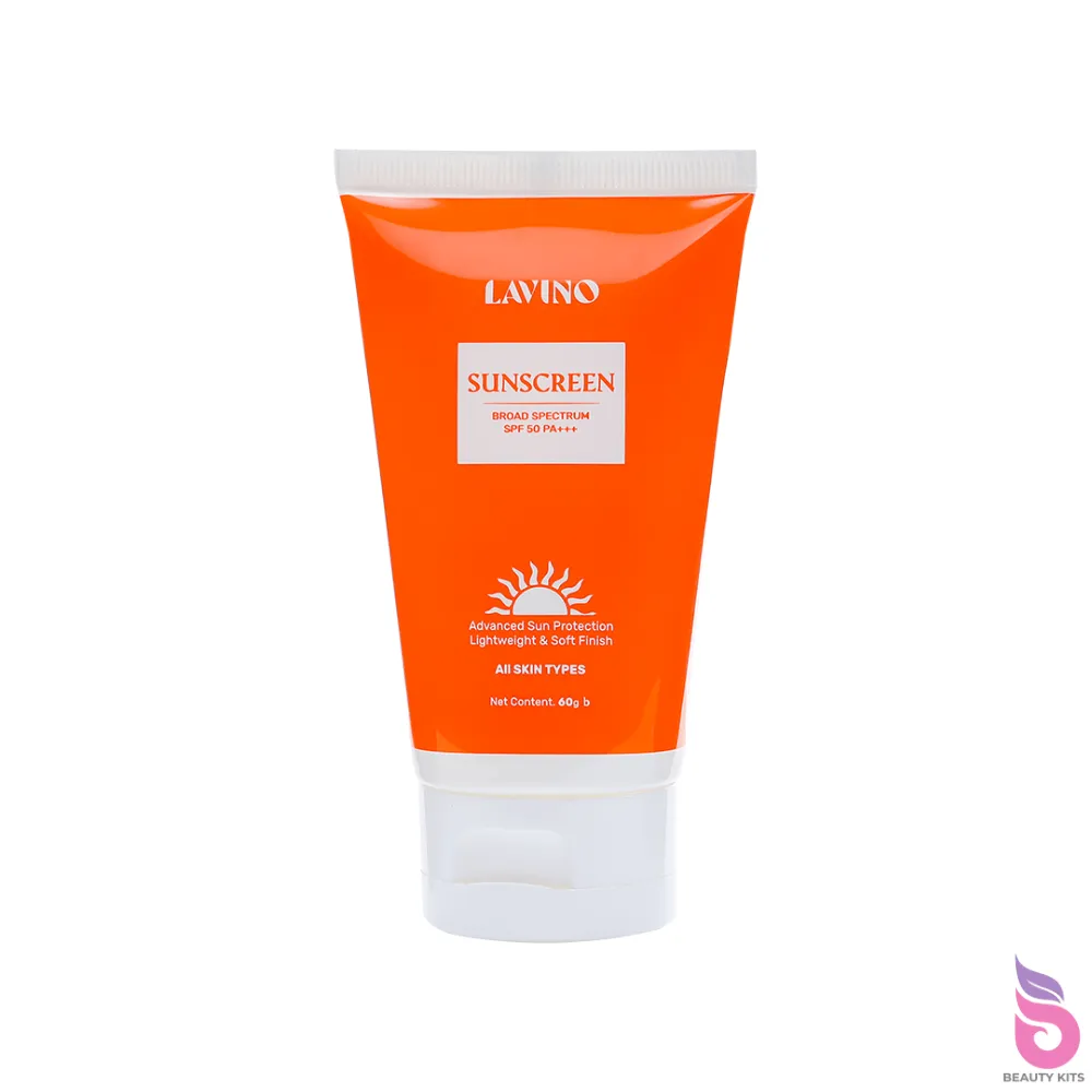 Lavino Sunscreen Broad Spectrum SPF 50 PA+++ (60gm)