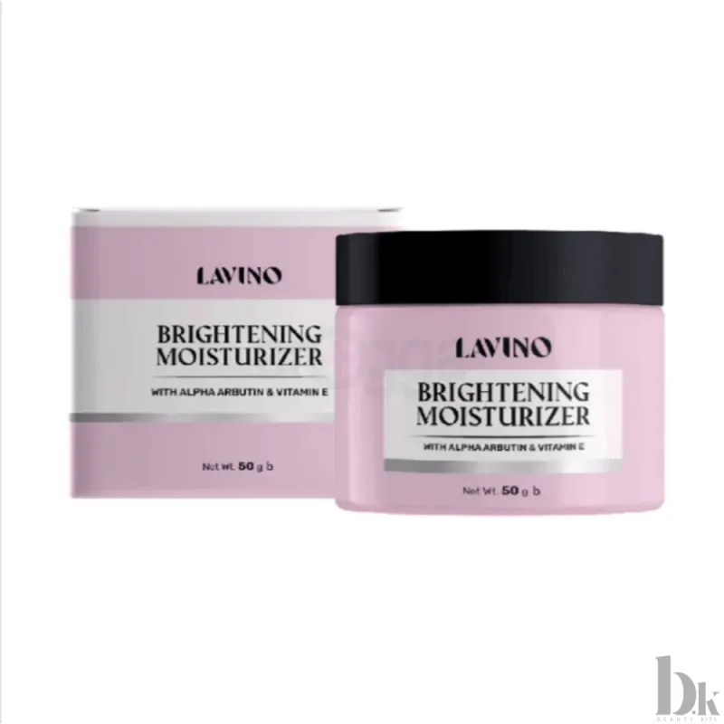 Lavino Brightening Moisturizer - with Alpha Arbutin & Vitamin E (50gm)