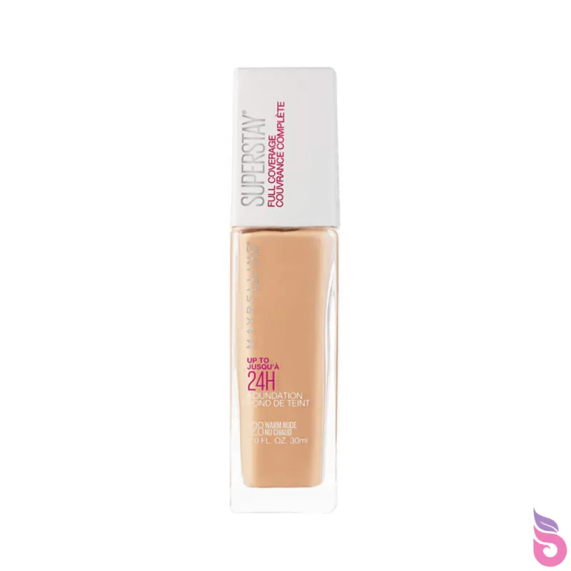 Maybelline SuperStay Full Coverage Foundation 128 Warm Nude (30ml)