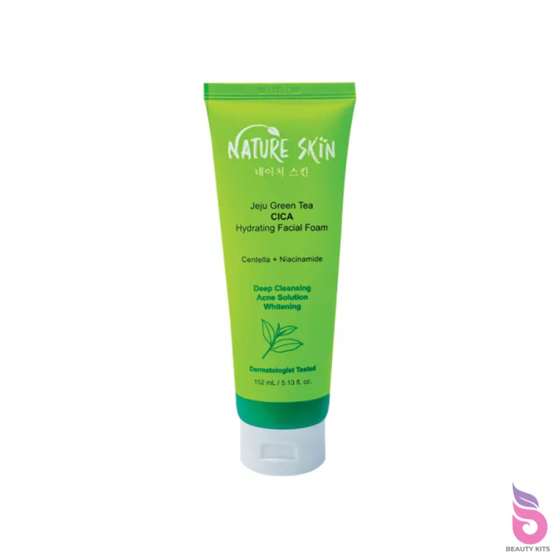 Nature skin Jeju Green Tea CICA Hydrating Facial Foam (152ml)